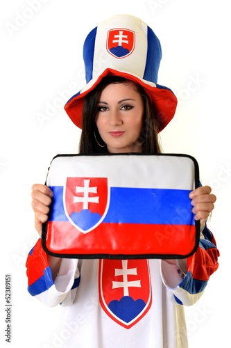 Photo: Supporter slovaque Supporter slovaque