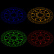 Сolor pentagram