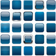 Square dark blue app icons.