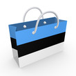 Packet with flag of Estonia.