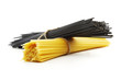 Photo: Black and white dry spaghetti Black and white dry spaghetti
