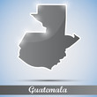 shiny icon in form of Guatemala