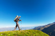Hike in Bolivian mountains