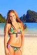 Photo: Young woman on the beach Young woman on the beach