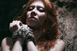 nude redhaired woman