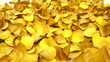 Heap of Potato chips falling down or dropping