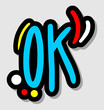 Sticker ok message