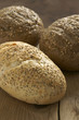 Rustic wholegrain loaves