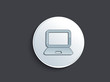 Vector: abstract glossy laptop icon abstract glossy laptop icon
