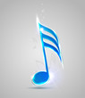 Blue shining note