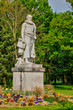France, the statue of Sully in Rosny sur Seine