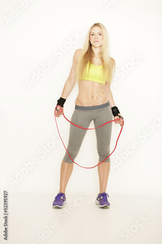Photo: sportliche Frau sportliche Frau