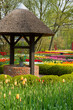 well in spring garden