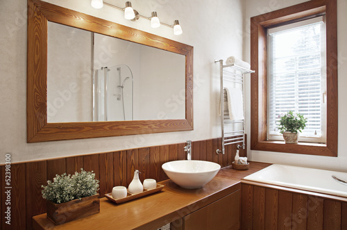 Photo: Modern Residential Home Bathroom Modern Residential Home Bathroom