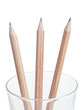 pencils on the glass