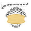 Vector forged signboard