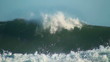 Big wave ocean slow motion