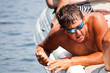 Summer waterski boat helper