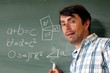 a²=b²+c² Lehrer mit Lösung an Tafel