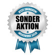 Sonder Aktion Siegel blau