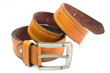 Brown leather belt