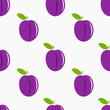 Vektor: Plums pattern Plums pattern