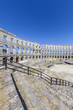 Ruins of Roman amphitheatre (Pula Arena) in Pula Croatia, Europe