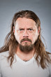 Caucasian Man With Long Hair