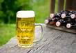 Bier im Garten