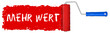 Schild Mehr Wert