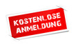 Kostenlose Anmeldung