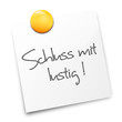 Schluss mit lustig
