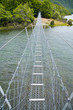 Suspension walking bridge
