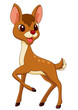 Cute deer cartoon