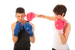 Foto: Boxing man and woman Boxing man and woman