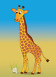 Vektor: Giraffe Giraffe