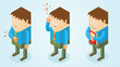 Vektor: isometric white collar worker isometric white collar worker