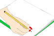 Vector: Disegno di mano che disegna Disegno di mano che disegna