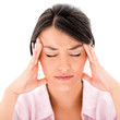Woman with a headache