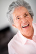 Lovely old woman laughing