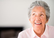 Thoughtful elder woman