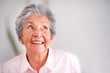 Pensive senior woman