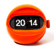 Creativity concept of calendar 2014 from vintage clock