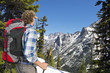 Foto: Hiker admiring the view Hiker admiring the view