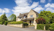 Traditional rural homes scene