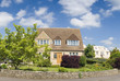 Traditional rural homes scene