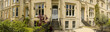 Town houses and gardens
