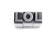 Lol sign, antique metal letter type