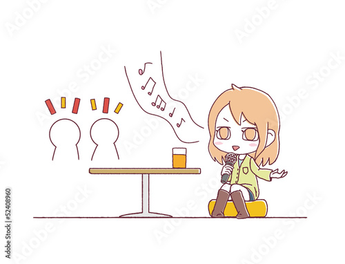 Illustration: 見事な歌声 見事な歌声