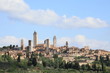 San Gimignano castle panorama, unesco world heritage, Italy
